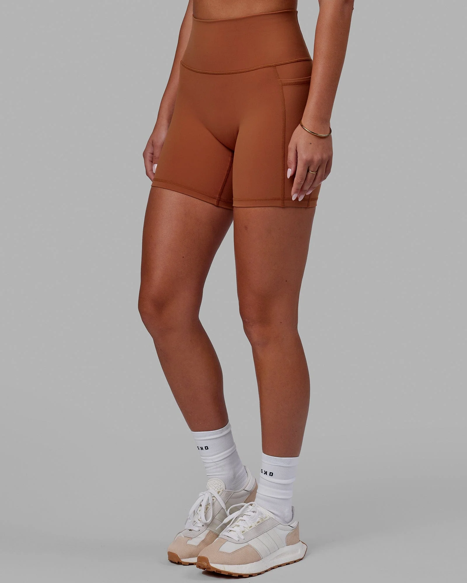 Fusion Ultra High-Rise 6" Short Pockets - Hazel - Image 7